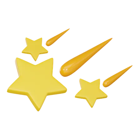 Estrelas cadentes  3D Icon