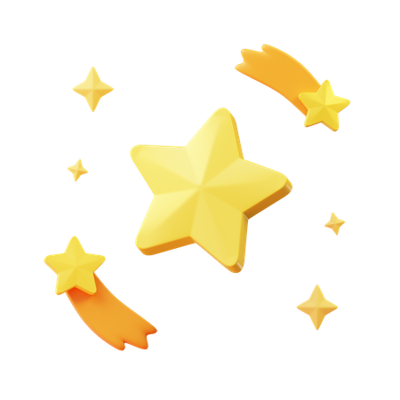 Estrelas giratórias  3D Icon