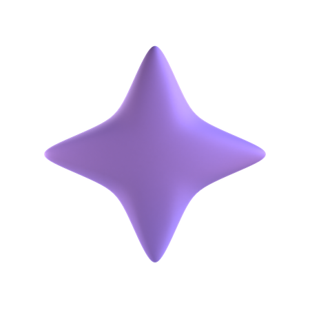 Pequena estrela  3D Icon