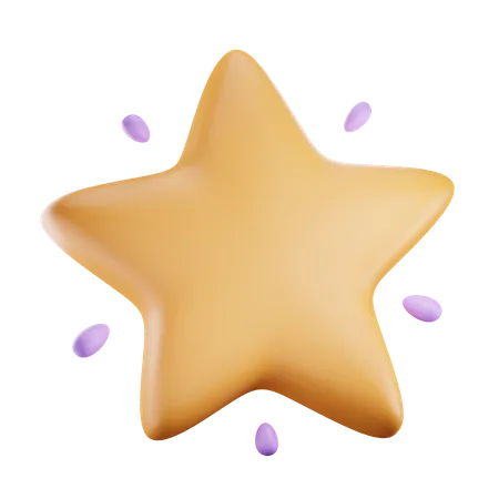 Estrella  3D Icon