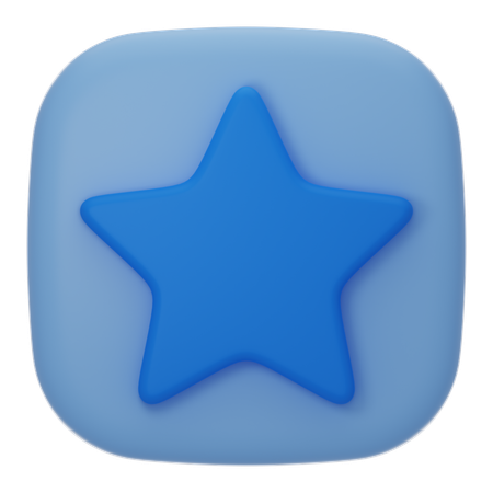 Estrella  3D Icon