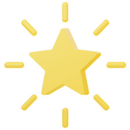 Estrella  3D Icon