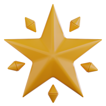 Estrella  3D Icon