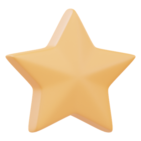 Estrella  3D Icon