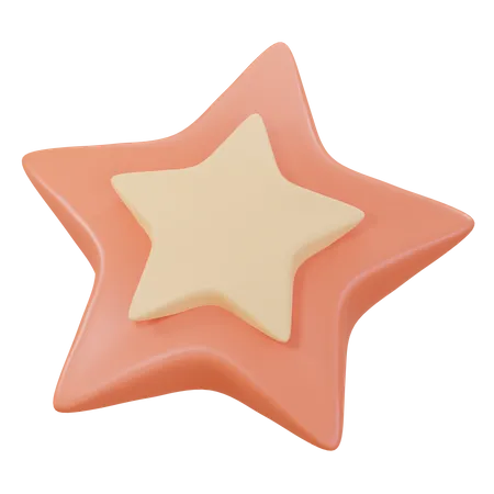 Estrella  3D Illustration