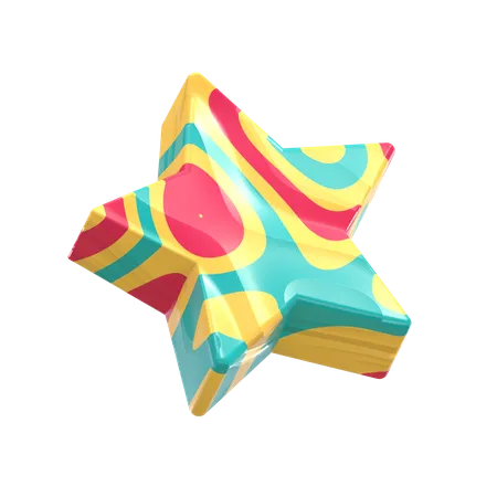 Estrella  3D Illustration