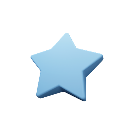 Estrella  3D Icon