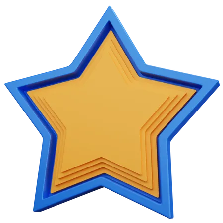 Estrella  3D Icon