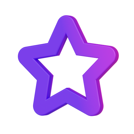 Estrella  3D Icon