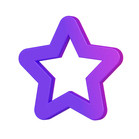 Estrella  3D Icon