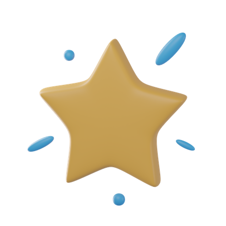 Estrella  3D Icon