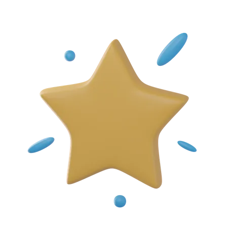 Estrella  3D Icon