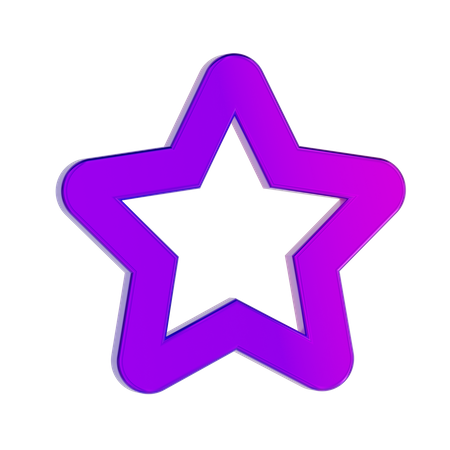 Estrella  3D Icon