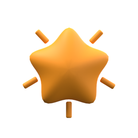 Estrella  3D Icon