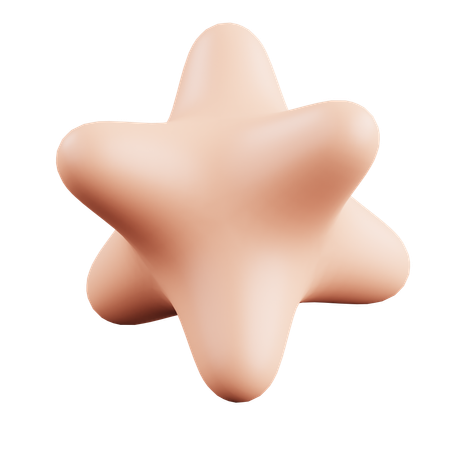 Estrella abstracta  3D Icon