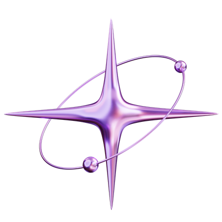 Estrella abstracta  3D Icon