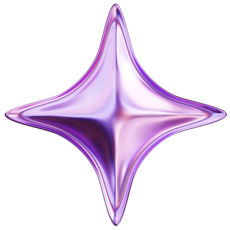 Estrella abstracta  3D Icon