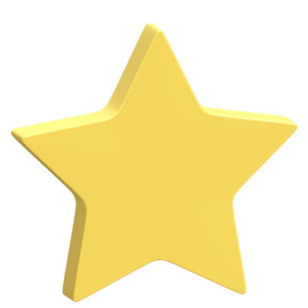 Estrella de calificación  3D Icon