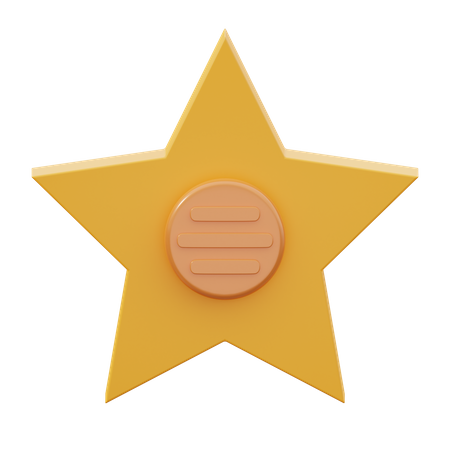 Estrella de Hollywood  3D Icon