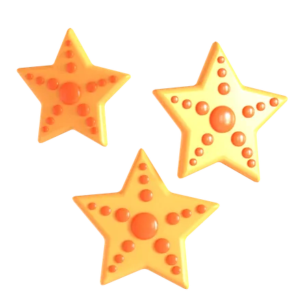 Estrella de mar  3D Icon