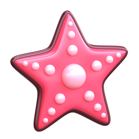 Estrella de mar  3D Icon