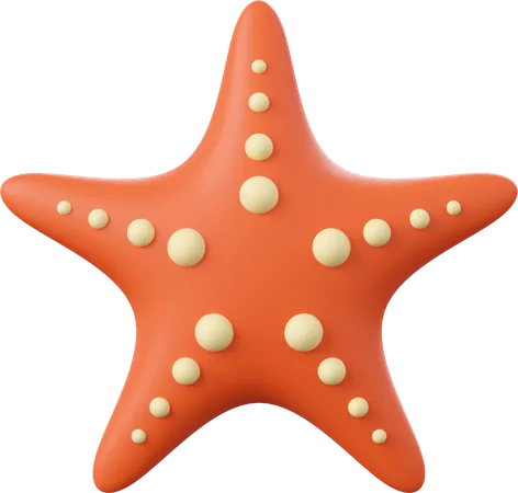 Estrella de mar  3D Icon