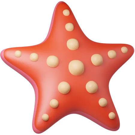 Estrella de mar  3D Icon