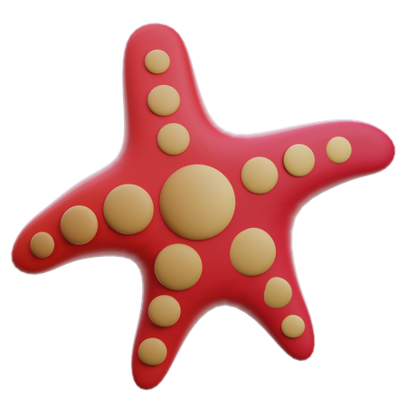 Estrella de mar  3D Icon