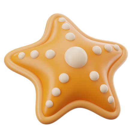 Estrella de mar  3D Icon