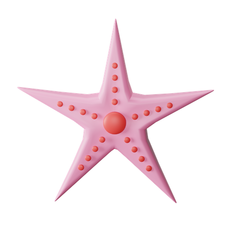 Estrella de mar  3D Icon