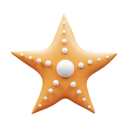 Estrella de mar  3D Icon