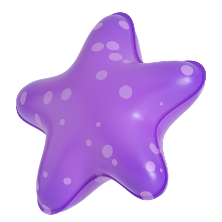 Estrella de mar inflable  3D Icon