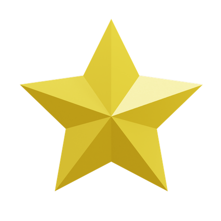 Estrella de navidad  3D Icon