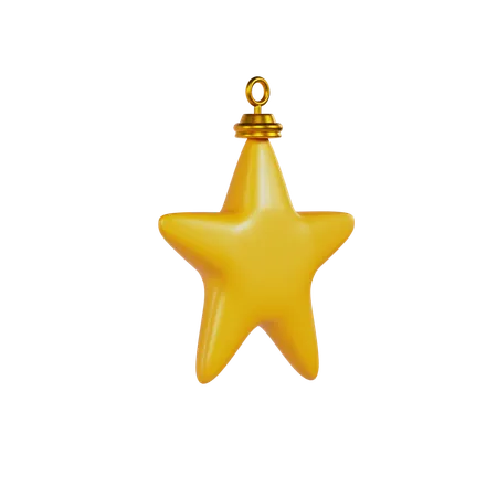 Estrella de navidad  3D Icon