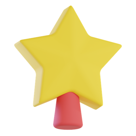 Estrella de navidad  3D Icon