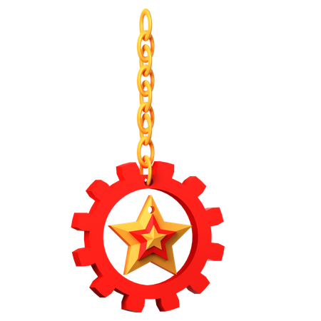 Estrella de navidad  3D Icon