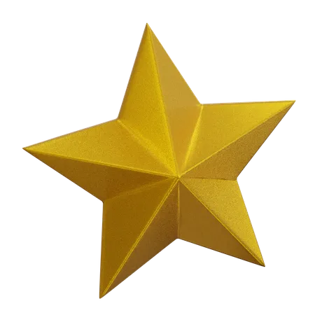 Estrella de navidad  3D Icon