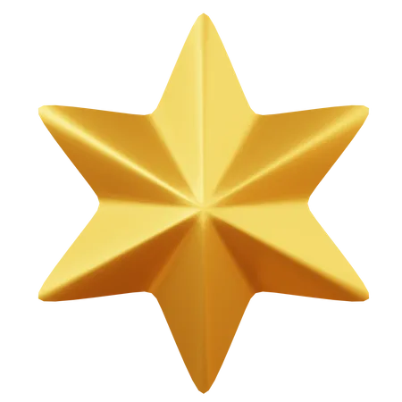 Estrella de navidad  3D Icon