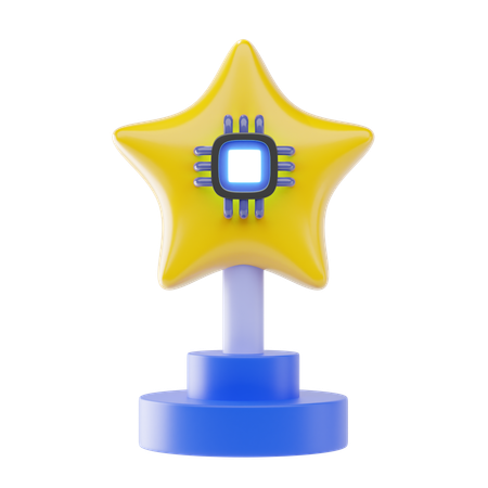 Estrella de recompensa  3D Icon