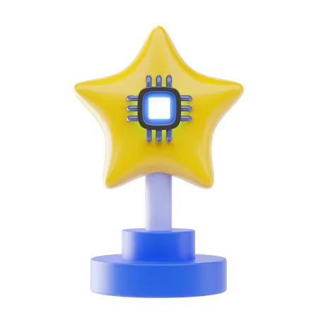 Estrella de recompensa  3D Icon