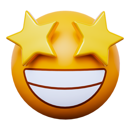 Emoji estrella  3D Icon