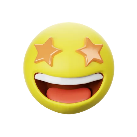 Emoji estrella  3D Icon