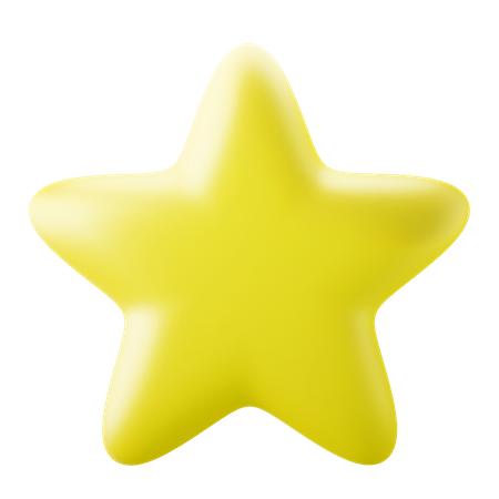 Estrella favorita  3D Icon