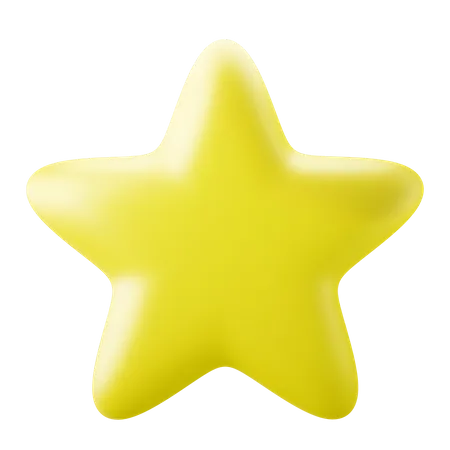 Estrella favorita  3D Icon