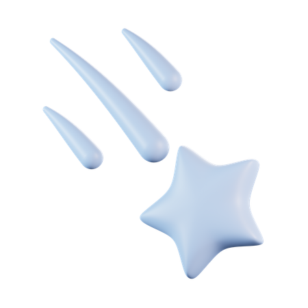 Estrella fugaz  3D Icon