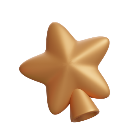 Estrella de navidad  3D Icon