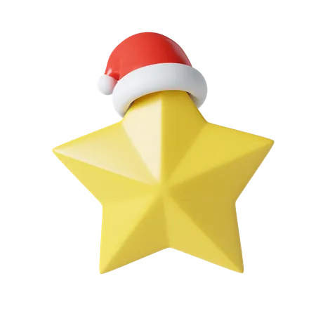 Estrella de navidad  3D Icon