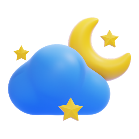 Estrella nocturna  3D Icon