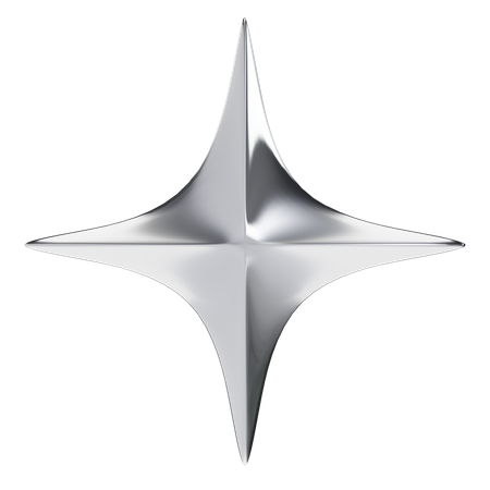 Estrella parpadeante  3D Icon