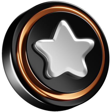Estrella premium  3D Icon